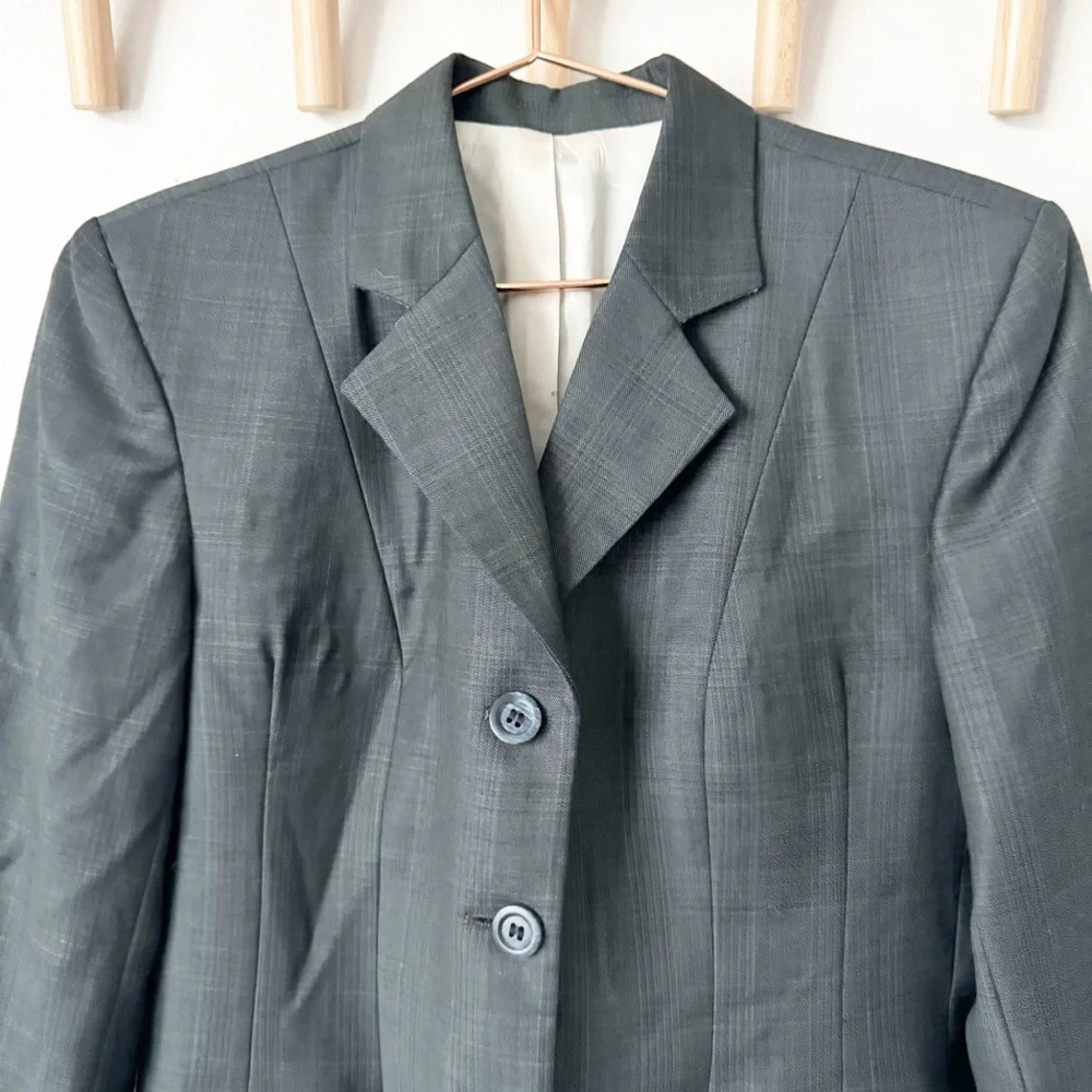 Marigold Riding Apparel Gray Wool Riding Jacket - Picture 2 of 13